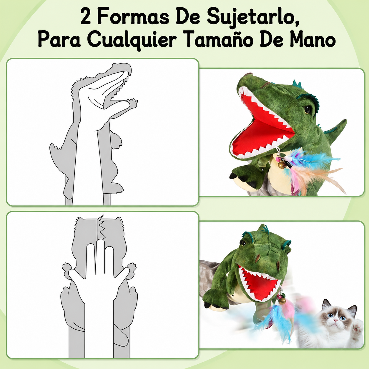 Michi Fighter 🦖 Descarga su energía sin lastimarte